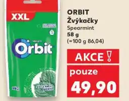 Kaufland ORBIT Žvýkačky nabídka
