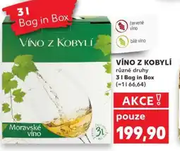 Kaufland VÍNO Z KOBYLÍ 3L nabídka
