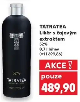 Kaufland TATRATEA Likér s čajovým extraktem 0.7L nabídka