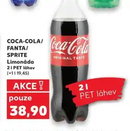 Kaufland COCA-COLA/ FANTA/ SPRITE Limonáda 2L nabídka