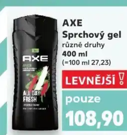 Kaufland AXE Sprchový gel nabídka