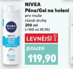 Kaufland NIVEA Pěna/Gel na holení nabídka