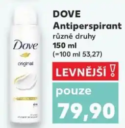 Kaufland DOVE Antiperspirant nabídka