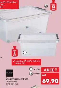 Kaufland Úložný box s víkem nabídka