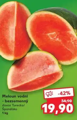 Kaufland Meloun vodní - bezsemenný nabídka