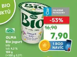 Kaufland OLMA Bio jogurt nabídka