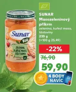 Kaufland SUNAR Masozeleninový příkrm nabídka