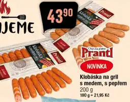 TEMPO Klobáska na gril s medem, s pepřem nabídka