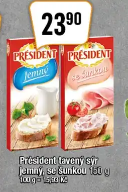 TEMPO Président tavený sýr jemný, se šunkou nabídka