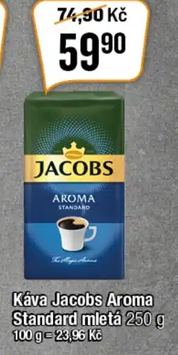 TEMPO Káva Jacobs Aroma Standard mletá nabídka