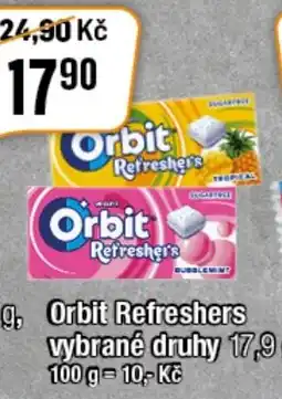 TEMPO Orbit Refreshers vybrané druhy 17,9 g nabídka
