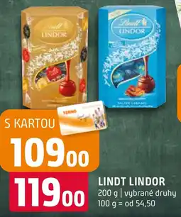 Terno LINDT LINDOR 200 g nabídka