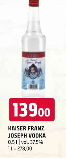 Terno KAISER FRANZ JOSEPH VODKA 0,5 L nabídka