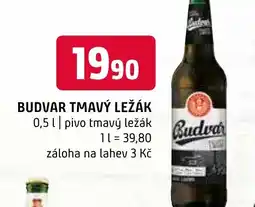Terno BUDVAR TMAVÝ LEŽÁK 0,5 L nabídka