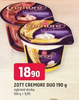 Trefa ZOTT CREMORE DUO 190 g nabídka
