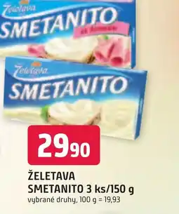Trefa ŽELETAVA SMETANITO 3 ks/150 g nabídka