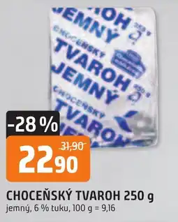 Trefa CHOCEŇSKÝ TVAROH 250 g nabídka