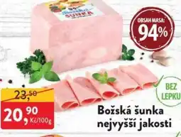 MP Krásno Božská šunka nejvyšší jakosti nabídka