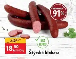 MP Krásno Štýrská klobása nabídka
