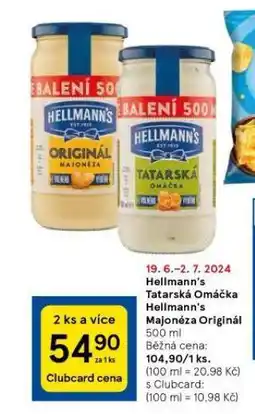 Tesco Hellmann's majonéza nabídka