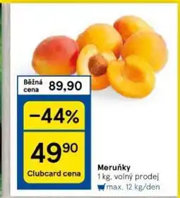 Tesco Meruňky nabídka