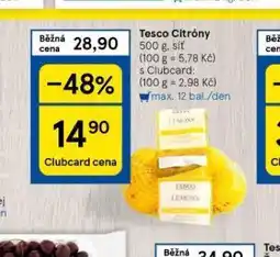 Tesco Citrony nabídka