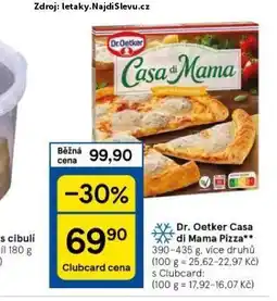 Tesco Dr. oetker casa di mama pizza nabídka