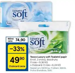Tesco Tesco Luxury soft Toaletní papír nabídka