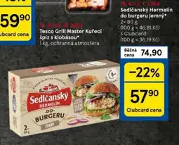 Tesco Sedlčanský hermelín do burgeru nabídka