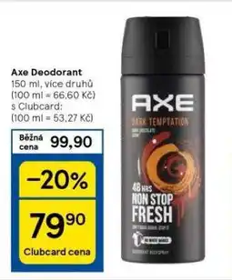 Tesco Axe deodorant nabídka