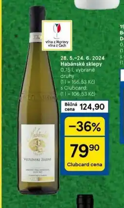 Tesco Habánské sklepy nabídka