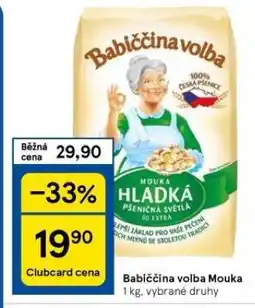 Tesco Babiččina volba mouka nabídka