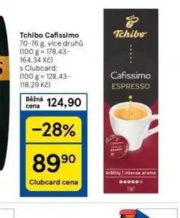 Tesco Tchibo kávové kapsle nabídka