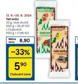 Tesco Tatranky nabídka