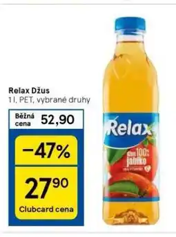 Tesco Relax džus nabídka