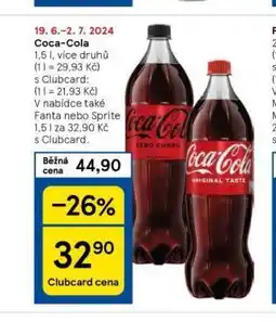 Tesco Coca-cola nabídka
