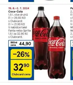Tesco Sprite nabídka