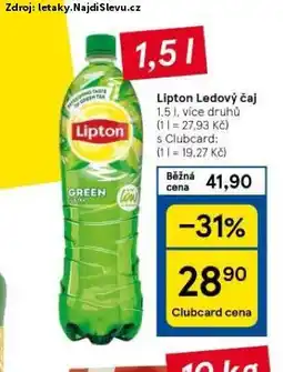 Tesco Lipton ledový čaj nabídka