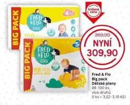 Tesco Fred & flo dětské pleny nabídka