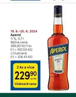 Tesco Aperol nabídka