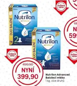 Tesco Nutrilon kojenecká výživa nabídka