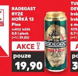Kaufland Pivo radegast ryze hořká 12 nabídka