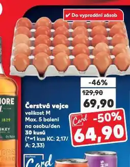Kaufland Čerstvá vejce m nabídka