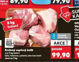 Kaufland Rodinný vepřový balík nabídka