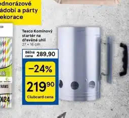 Komínový startér na dřevěné uhlí