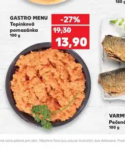 Kaufland Topinková pomazánka nabídka
