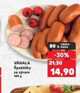 Kaufland Špekáčky se sýrem nabídka