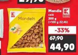 Kaufland Mandle celé nabídka