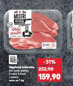 Kaufland Vepřová krkovice bez kosti nabídka