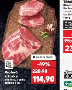 Kaufland Vepřová krkovice nabídka